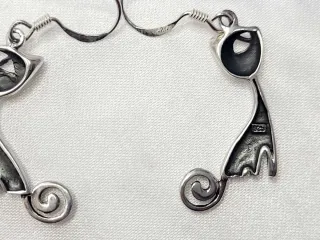 Gatitos Mexicanos Suerte pendientes Plata 925.