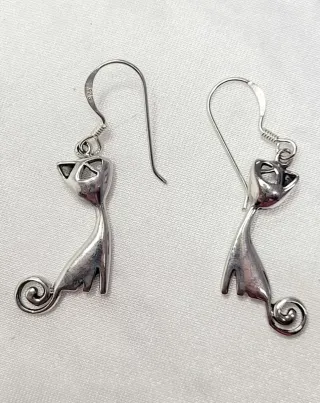 Gatitos Mexicanos Suerte pendientes Plata 925.