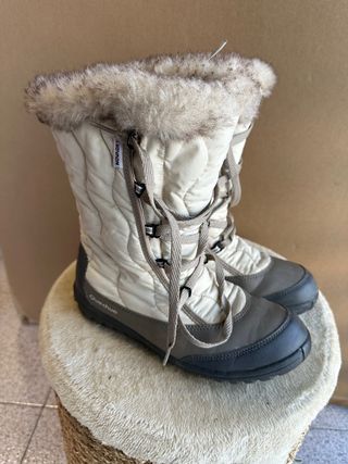 Botas nieve Quechua beige 38 impermeables