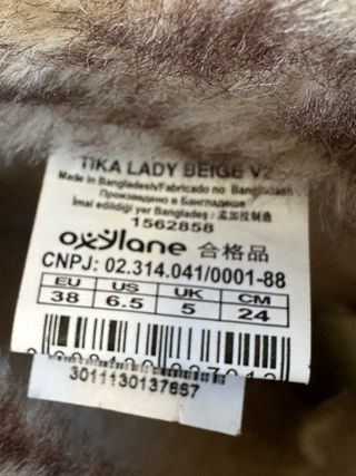 Botas nieve Quechua beige 38 impermeables