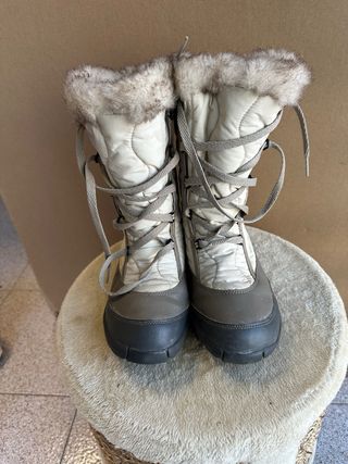 Botas nieve Quechua beige 38 impermeables