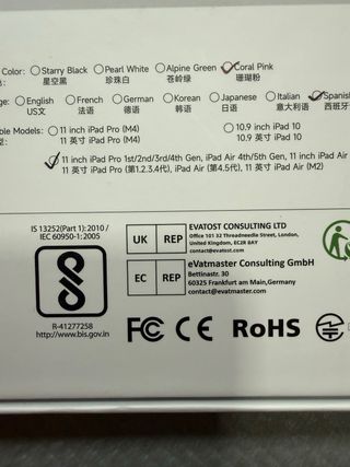 Funda Teclado HOU para iPad MF-11