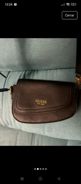 Bandolera Guess Negra