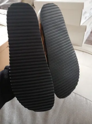 Sandalias piel Mango mujer