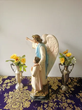 Figura Ángel de la Guarda Olot 33cm