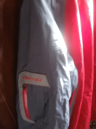 Chaqueta Columbia Hombre Gris y Roja