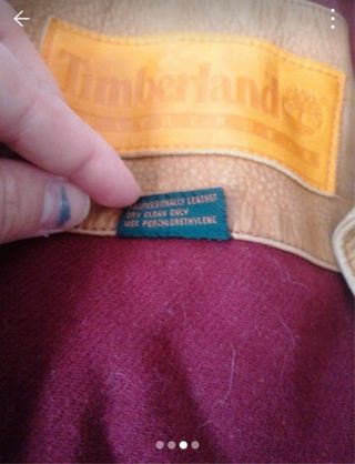 Chaqueta Timberland Cuero Talla M