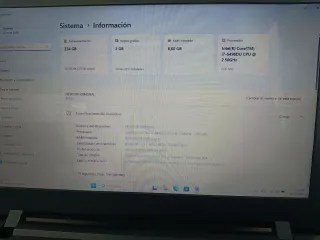 Portátil Lenovo i7 Negro