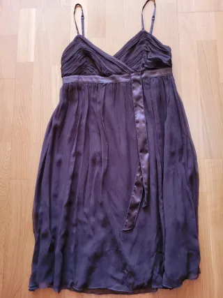 Vestido marrón Adolfo Dominguez