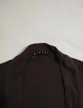 Sisley Maglia Incrocio  Marrone