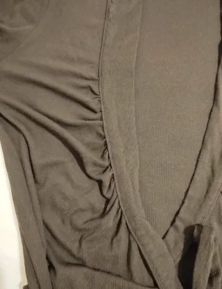 Sisley Maglia Incrocio  Marrone