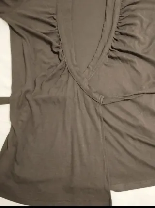 Sisley Maglia Incrocio  Marrone