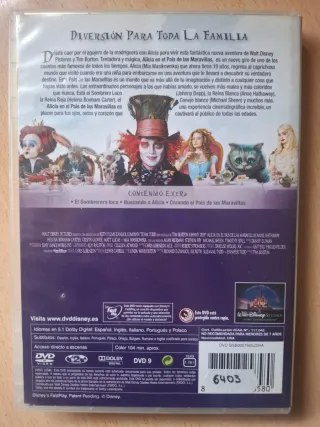 DVD Alicia en el País de las Maravillas