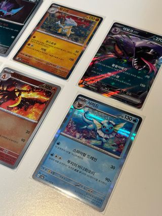 6 Cartas Pokémon Holo Mew 151 KR