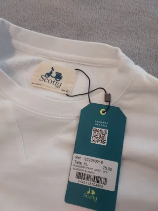 Sudadera marca Scotta 1985.