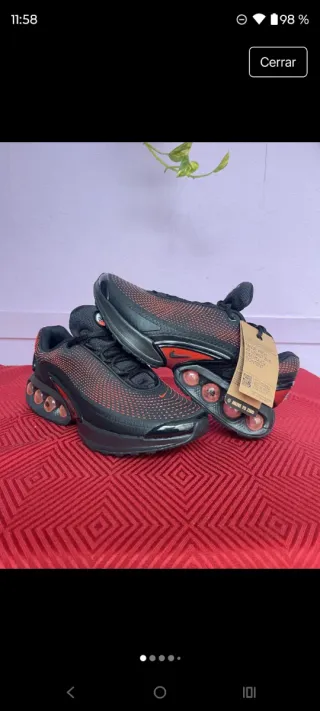 Nike Air Max Dn Zapatillas Negras Rojas