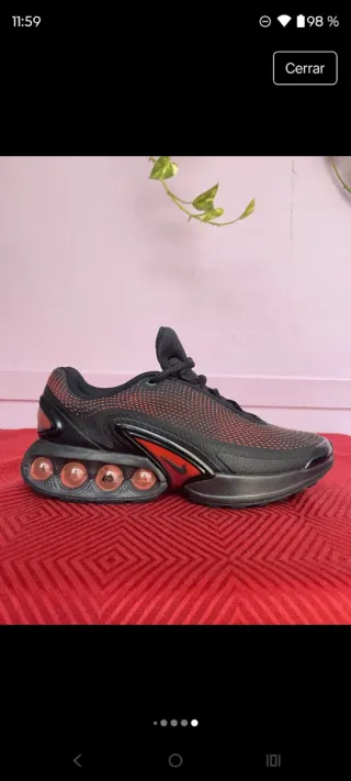 Nike Air Max Dn Zapatillas Negras Rojas