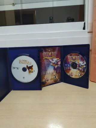 Pack dvds,Clásicos Disney Bambi y Dumbo.