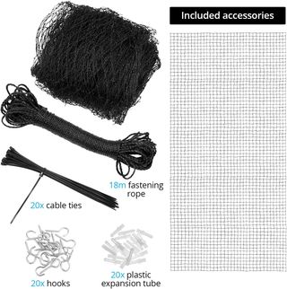 QWORK Red para Gatos Reforzada con Alambre 3x6m