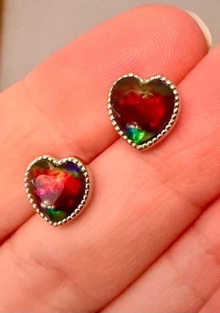 Pendientes de Cuarzo Místico en Plata