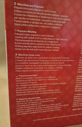 REBAJADA HOY! Máquina de Palomitas Beper