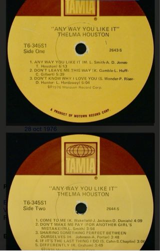 Vinilo Thelma Houston - Any Way You Like It