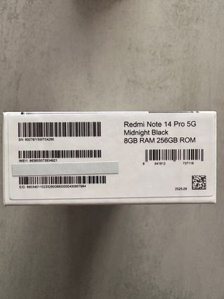 Redmi Note 14 Pro 5G Xiaomi TOTALMENTE PRECINTADO