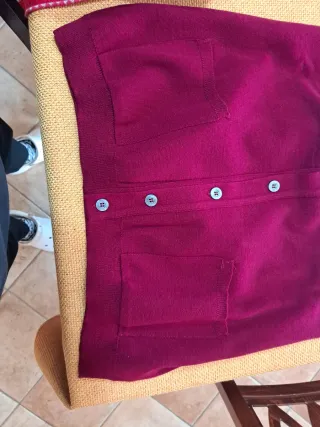 Tabacco Cardigan Bordeaux Taglia L