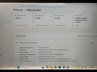 HP Elitebook 840 G5 Plata