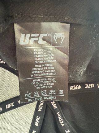 Chapéu UFC Venum Preto