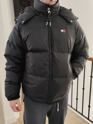 Chaqueta plumífero Tommy Hilfiger negra
