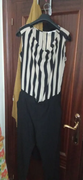 Mono rayas beige y negro Talla L/XL