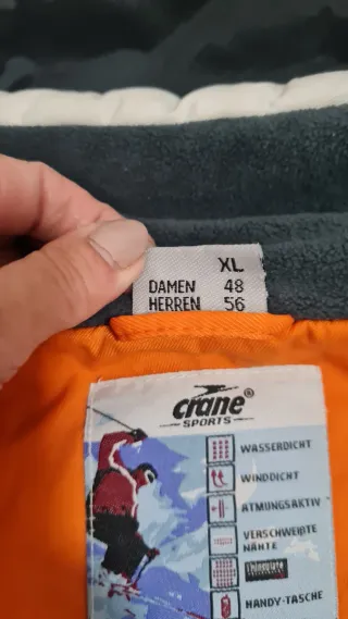 Chaqueta de Snow/ Esquí Crane Sports Thinsulate XL