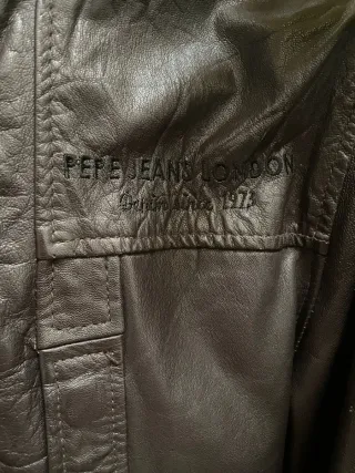 Cazadora de cuero Pepe Jeans Talla M