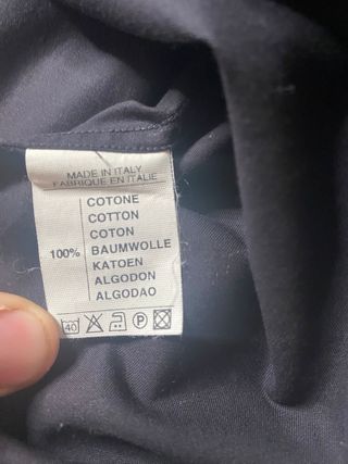 Camicia Valentino Nera Uomo