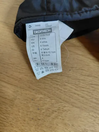 Guantes esquí niño impermeables T4