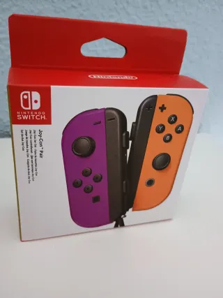 Mandos JoyCon Nintendo Switch Morado/ Naranja