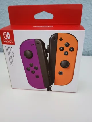 Mandos JoyCon Nintendo Switch Morado/ Naranja
