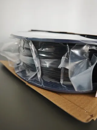 Rollos Filamento PLA Negro Mate 1kg