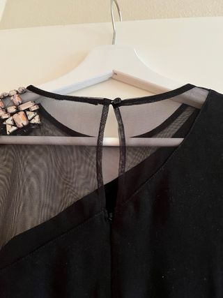 Vestido largo negro fiesta