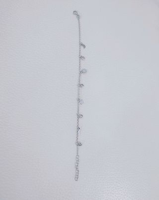 Pulsera Plata Ley Estrellas y Circonitas