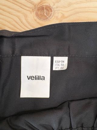 Pantalones multibolsillos Velilla Talla 54 Negro