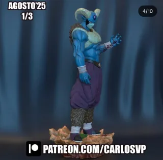 Figura Resina Moro Dragon Ball Super