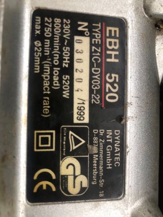 Taladro percutor EBH520 520W