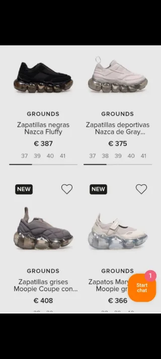 Zapatillas grounds nuevas talla 37 con etiqueta  c