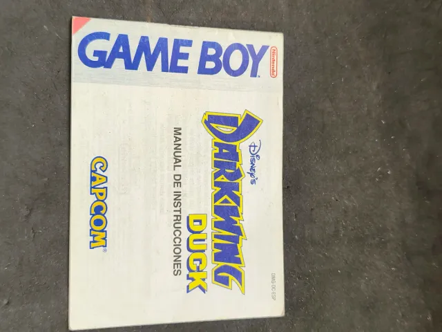 Manuale e gioco Darkwing Duck per Game Boy