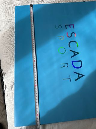 Bolsa de embalaje regalo Escada Sport Azul