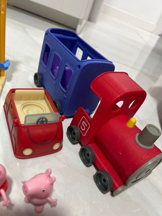 Pack Peppa Pig: Piscina, Tren y Coche