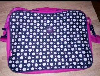 Funda portátil Movom lunares azul y rosa