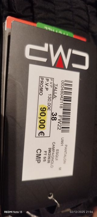 Pantalón Ski CMP (niña)